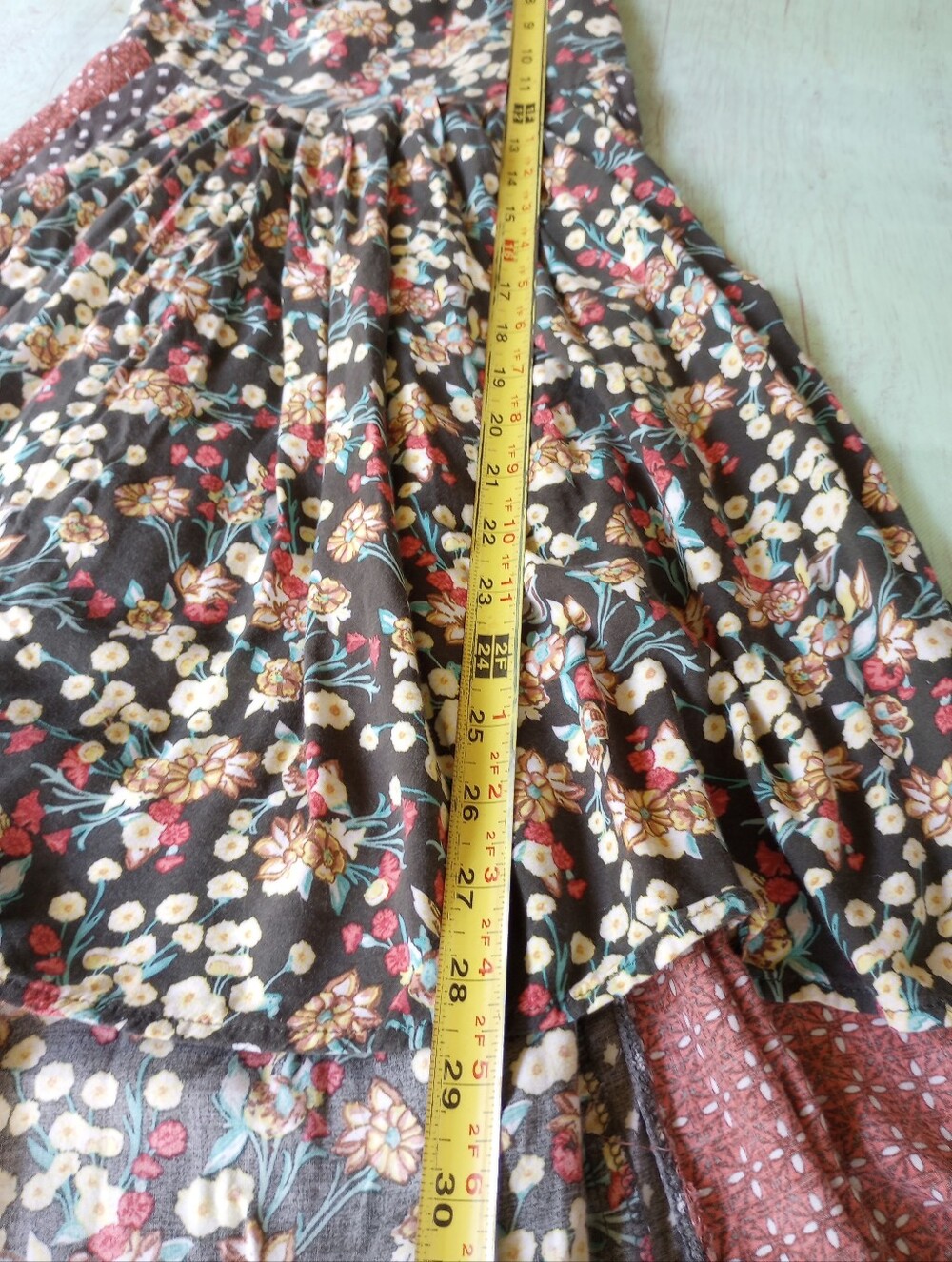 O'NEILL High Low Sundress Spaghetti Straps Floral Beachwear Dress XS - Picture 5 of 11